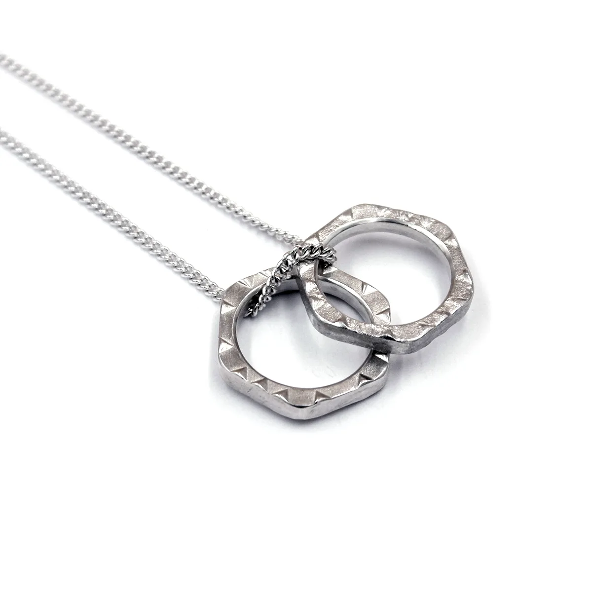 Eclipse twin necklace