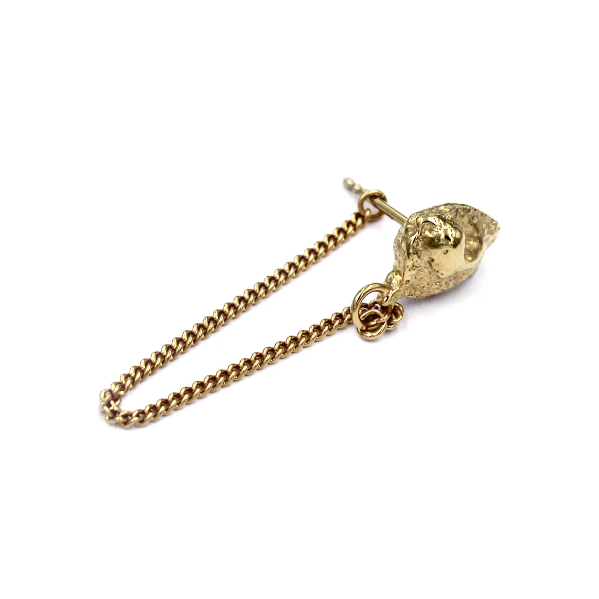 Roh chain gold earring